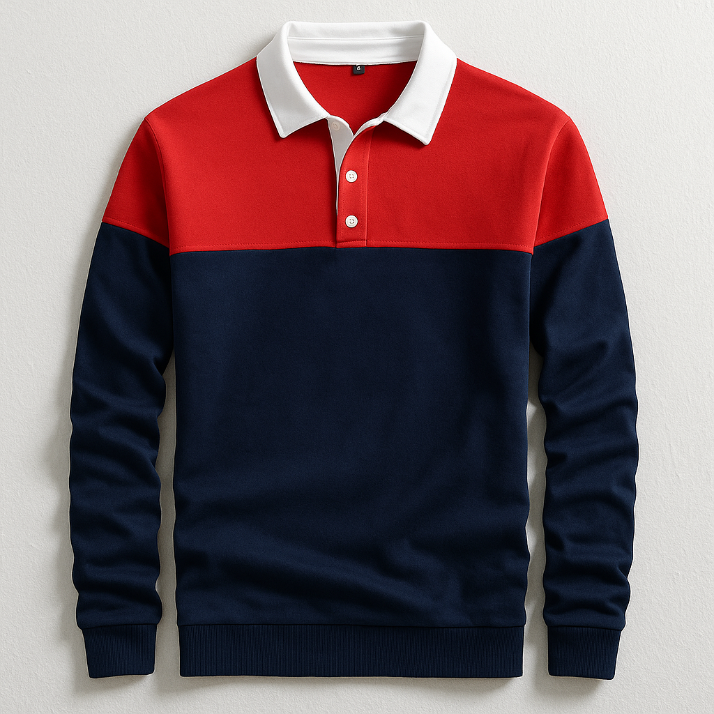 The Valmont Long-Sleeve Polo
